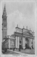 26860 " ALESSANDRIA-LA CATTEDRALE" ANIMATA-VERA FOTO -CART. POST.  SPED.1918 - Alessandria