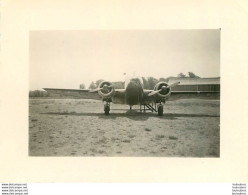 LA BAULE ESCOUBLAC 1949 AVION DE SERVICE QUOTIDIEN DE PARIS PHOTO ORIGINALE 11 X 8 CM - Aviación