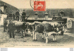 LA VIE AUX CHAMPS EN BOURGOGNE UNE VOITURE GERBIERE A LA FERME  COLLECTION J.D. - Altri & Non Classificati