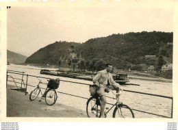 KAUB PFALZ CHATEAU 1956 PHOTO ORIGINALE 9 X 6 CM - Orte