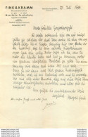 DOCUMENT 07/1943 FINK ET KRAMM MANNHEIM FEUDENHEIM - 1939-45