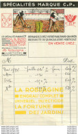 FACTURE  SPECIALITES MARQUE C.P.  TRAITEMENT HORTICOLE - 1900 – 1949