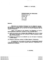 COURRIER ENVOYE EN 1967 A BUNDESMINISTERIUM DER VERTEIDIGUNG DEMANDANT DES INFORMATIONS SUR LE 596em RI  ETC... - 1939-45