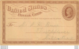 ENTIER POSTAL UNITED STATES POSTAL CARD - 1901-20