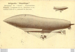 DIRIGEABLE REPUBLIQUE - Luchtschepen