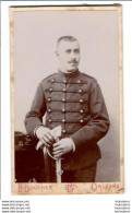 CDV SOLDAT REGIMENT N°32 PHOTO BOUCHER  ORLEANS FORMAT 10.50X 6 CM - War, Military