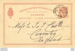 DANEMARK KJOBENHAVN ENTIER POSTAL - Entiers Postaux