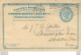 BROOKLYN ENTIER POSTAL 1907 ET PUBLICITE VERSO SAL HEPATICA - 1901-20