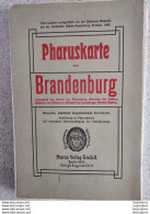 CARTE TOILEE BRANDENBURG PHARUSKARTE FORMAT 109 X 80 CM - Carte Geographique