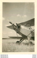 AUXERRE 1950 AVION BLANCHET CHAPEAU PHOTO 9 X 6 CM - Luchtvaart