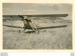 AUXERRE 1950 AVION MICROPLAN  DU DR BARRET DE NAZARIS PHOTO  9 X 6 CM - Luchtvaart