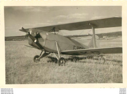 AUXERRE 1950 AVION MICROPLAN DU DR BARRET DE NAZARIS  PHOTO  9 X 6 CM R1 - Aviación