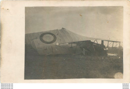 CARTE PHOTO AVION ECRASE - 1914-1918: 1st War