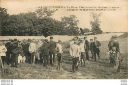 VINCENNES LE PARC D'AVIATION DE MAISON BLANCHE PREPARATIFS AVANT LE DEPART - Vincennes