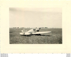 TOUSSUS LE NOBLE 1954 AVION BIPLACE HOLLEVILLE PHOTO  10.50 X 8 CM - Aviación