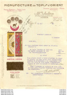 RARE ALGER FACTURE MANUFACTURE DE TAPIS D'ORIENT MAISON JULIEN 1931 - Andere & Zonder Classificatie