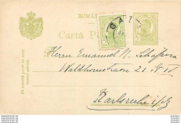 ROUMANIE ROMANIA ENTIER POSTAL CARTE POSTALE - Postal Stationery