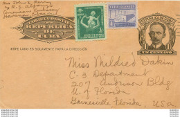 REPUBLICA DE CUBA 1951 CARTE LETTRE - Oblitérés