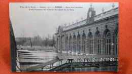 CPA (75) Crue De La Seine.1910. Gare Des Invalides. (7A.694) - Alluvioni Del 1910