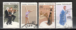 AUSTRALIA : 608-11 (0) – Australia Performing Arts 1977 - Oblitérés