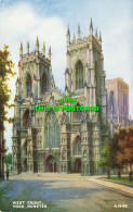 R620274 West Front. York Minster. A 1946. Art Colour 1242V Style. J. Hutton. Val - World