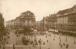 73340517 Bruxelles Bruessel Place De Broukere Monument Anspach Bruxelles Bruesse - Other & Unclassified