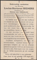 Wolvertem, Brussel, 1941, Louise Seghers, Vergaelen - Santini