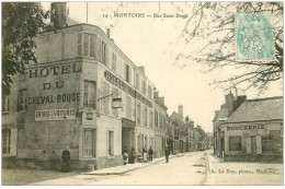 41 MONTOIRE. Hôtel Du Cheval Rouge Rue Saint-Denis 1906 - Montoire-sur-le-Loir