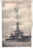 CPA MARINE NAVIRE DE GUERRE CUIRASSE ANGLAIS HMS H.M.S. DREADNOUGHT - Warships