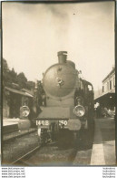 TRAIN EN GARE  140-B-150  PHOTO ORIGINALE 8.50 X 6 CM - Eisenbahnen