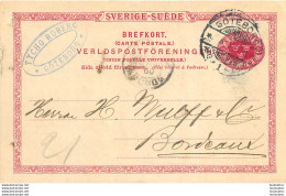 SUEDE GOTEBORG ENTIER POSTAL 1900 - Ganzsachen