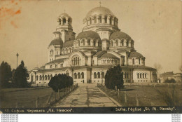 SOFIA CARTE PHOTO EGLISE ST. AL NEVSKY - Bulgaria