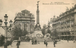 73340475 Bruxelles Bruessel Monument A La Mémoire D Anspach Denkmal Bruxelles Br - Andere & Zonder Classificatie