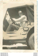 JEEP MILITAIRE PHOTO ORIGINALE 6 X 4 CM - Coches