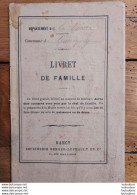 LIVRET DE FAMILLE COMMUNE DE GUERIGNY NIEVRE FAMILLE TROTTET - Historical Documents