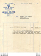 FACTURE 1961  JACQUES BALESTE A PEYRIAC MINERVOIS PLANTS AMERICAINS RAISINS - 1950 - ...