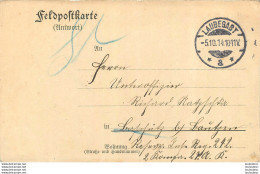 FELDPOSTKARTE 1914 ENVOYEE DE LAUBEGAST - Guerre 1914-18