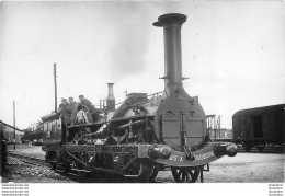 ESBLY MACHINE LOCOMOTIVE N°80 LIGNE PARIS A STRASBOURG PHOTO VILAIN - Eisenbahnen