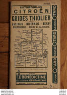 GUIDES THIOLIER GATINAIS NIVERNAIS BERRY   1930 PARFAIT ETAT 110 PAGES - Toerisme