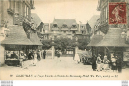 DEAUVILLE LA PLAGE FLEURIE ENTREE DU NORMANDY HOTEL - Deauville