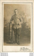 CARTE PHOTO SOLDAT REGIMENT N°122 PHOTO GORTER BOULOGNE SUR MER - Weltkrieg 1914-18