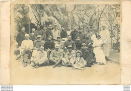 CARTE PHOTO COLLEE SUR CARTE SOLDATS BLESSES - Guerre 1914-18