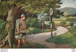CARTE ALLEMANDE VOLKERKRIEG 1914-15 - Guerra 1914-18