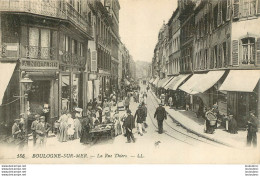 BOULOGNE SUR MER LA RUE THIERS - Boulogne Sur Mer