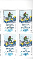 FRANCE 2003 TIMBRES DE SERVICE 127 CONSEIL DE L EUROPE OEUVRE DU DESINATEUR TOMI UNGERER LE MARCHEUR SUR LES ETOILES - Mint/Hinged