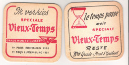 Lot 2 Anciens Sous Bocks "Spéciale Vieux Temps" - Bierdeckel