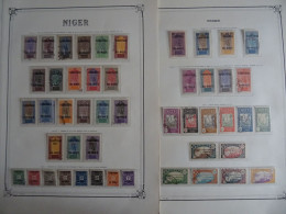 France Colonies NIGER  Collection COMPLETE Cote 410 € € Voir Scan - Oblitérés