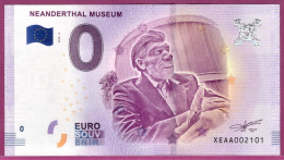 0-Euro XEAA 2018-2 NEANDERTHAL MUSEUM - Privatentwürfe