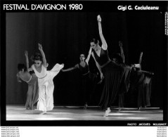 DANSE CLASSIQUE GIGI G. CACIULEANU  FESTIVAL D'AVIGNON 1980 PHOTO ORIGINALE 20 X 15 CM - Andere & Zonder Classificatie