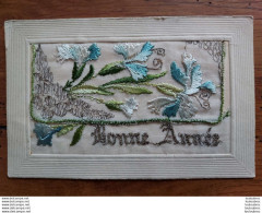 BONNE ANNEE CARTE BRODEE - Embroidered